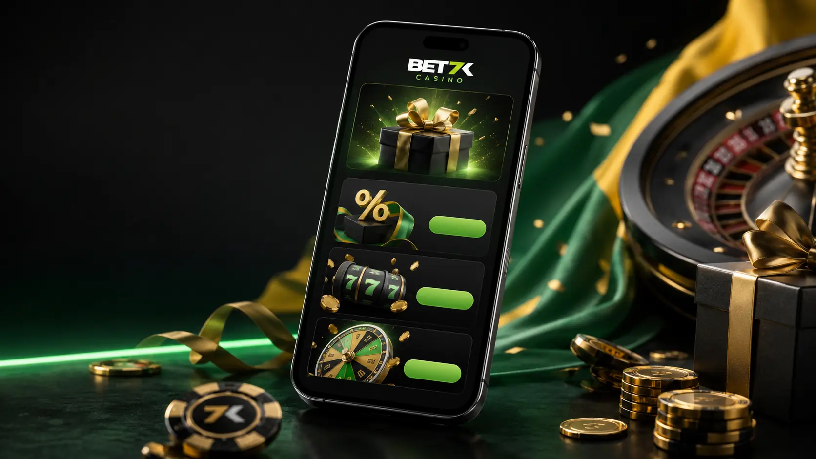 Bet7k mobile bonuses and promotions for players in Brazil