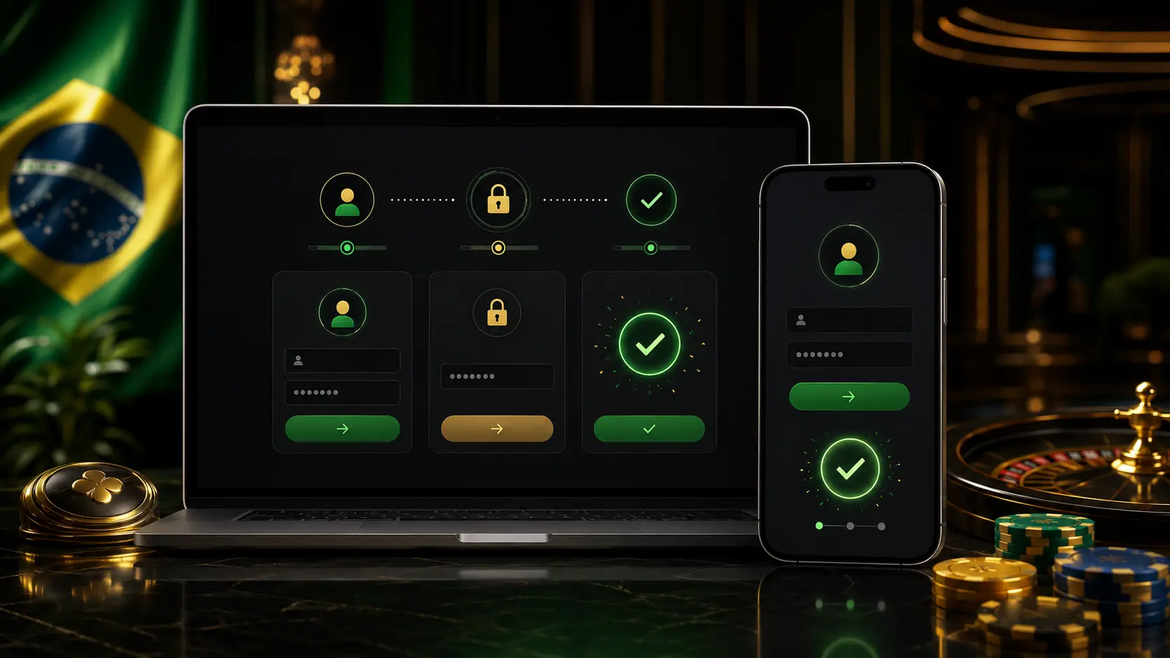 Bet7k Brazil login screen example