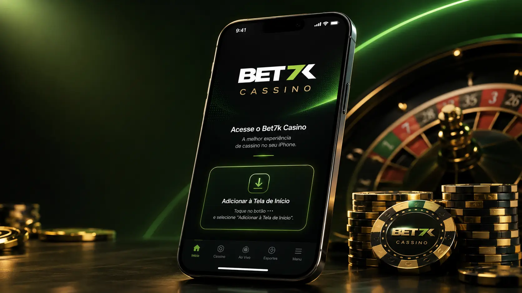 Bet7k on iPhone (iOS) — add the site to the Home Screen in Brazil