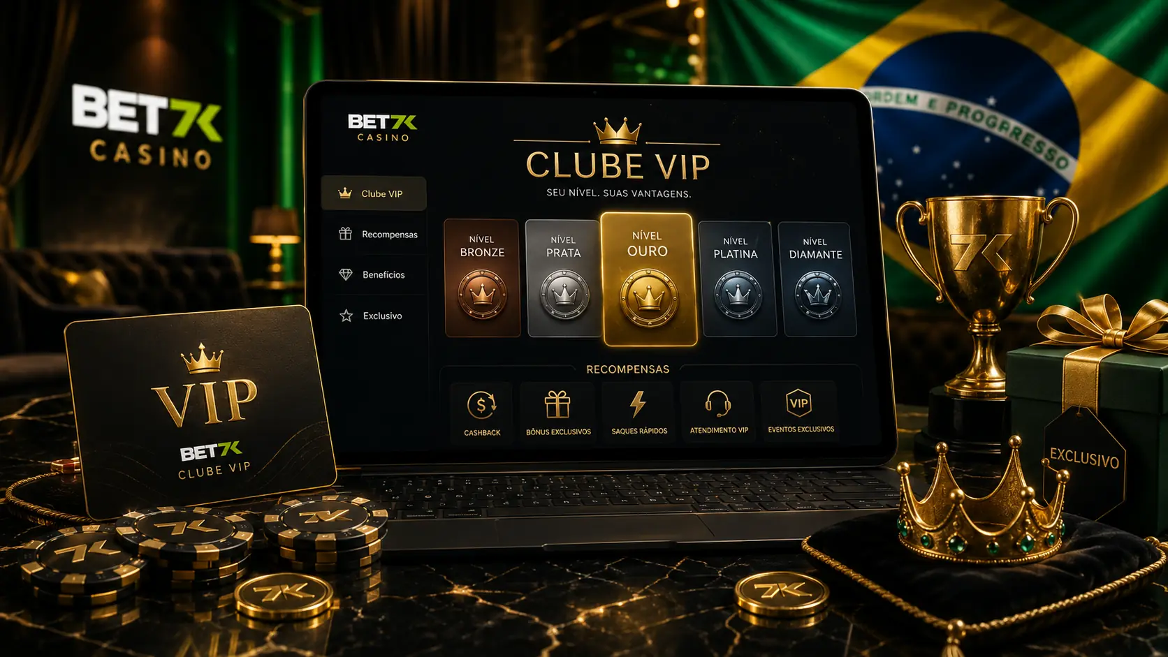 Bet7k VIP and loyalty rewards club for players in Brazil